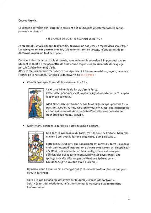 le texte de Chantal