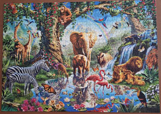 puzzle animaux sauvages fini