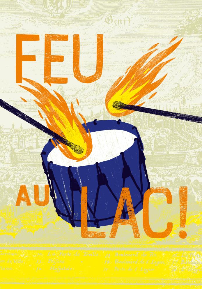 Feu au Lac