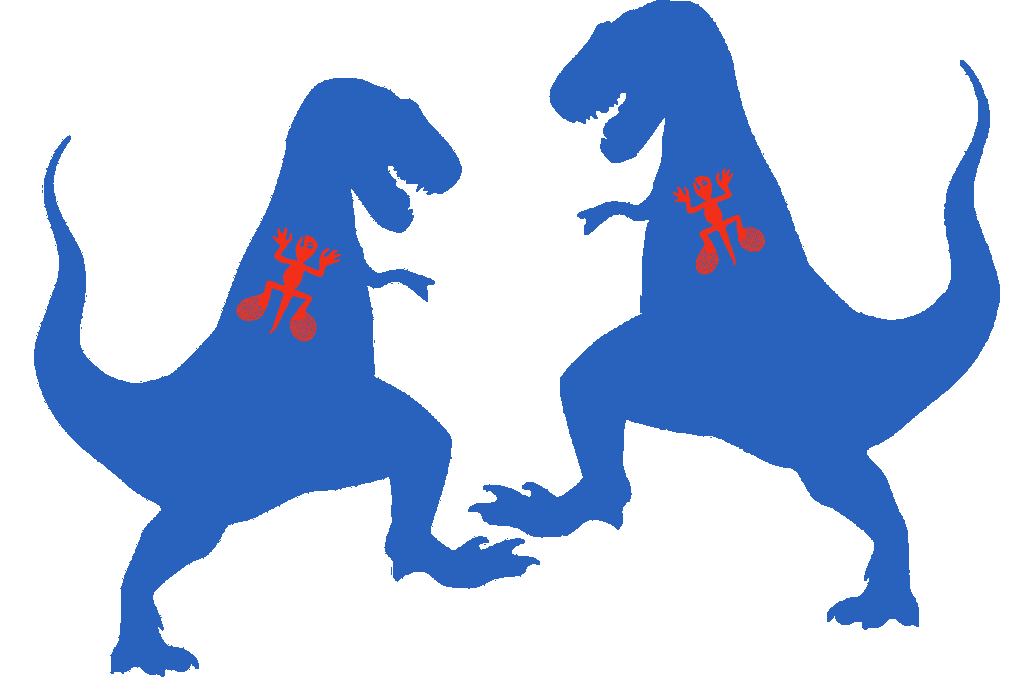 2 dinosaures